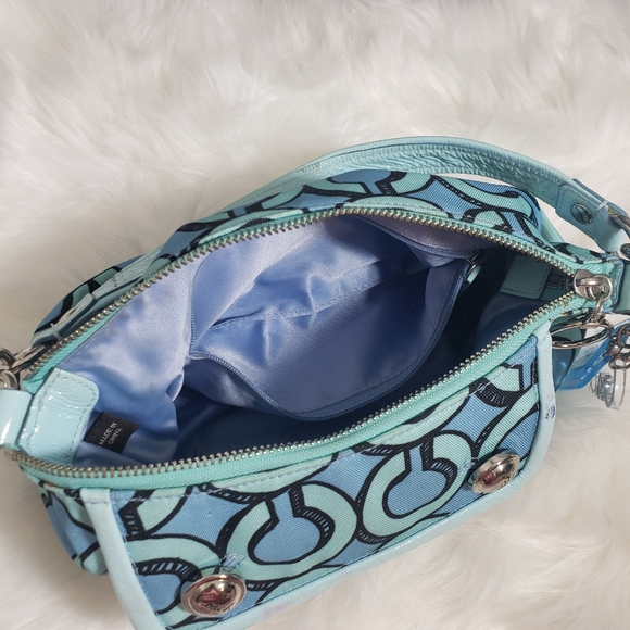 Coach handbag blue - Picture 6 of 16